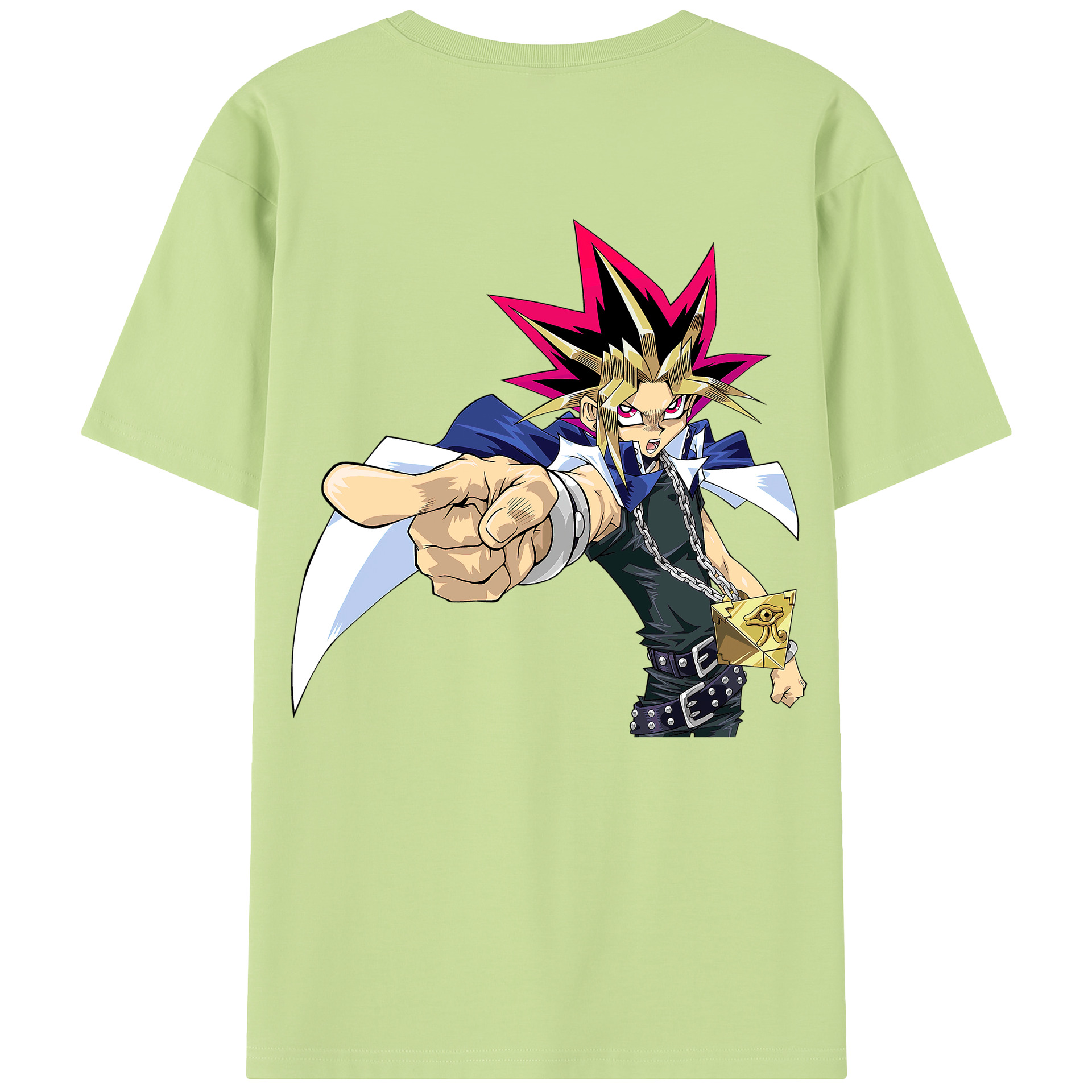 （画像用） 遊☆戯☆王 Yu-Gi-Oh! 綿100％半袖Tシャツ（背面プリント）